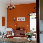 Casa de Praia Penha - Sala de estar conjugada